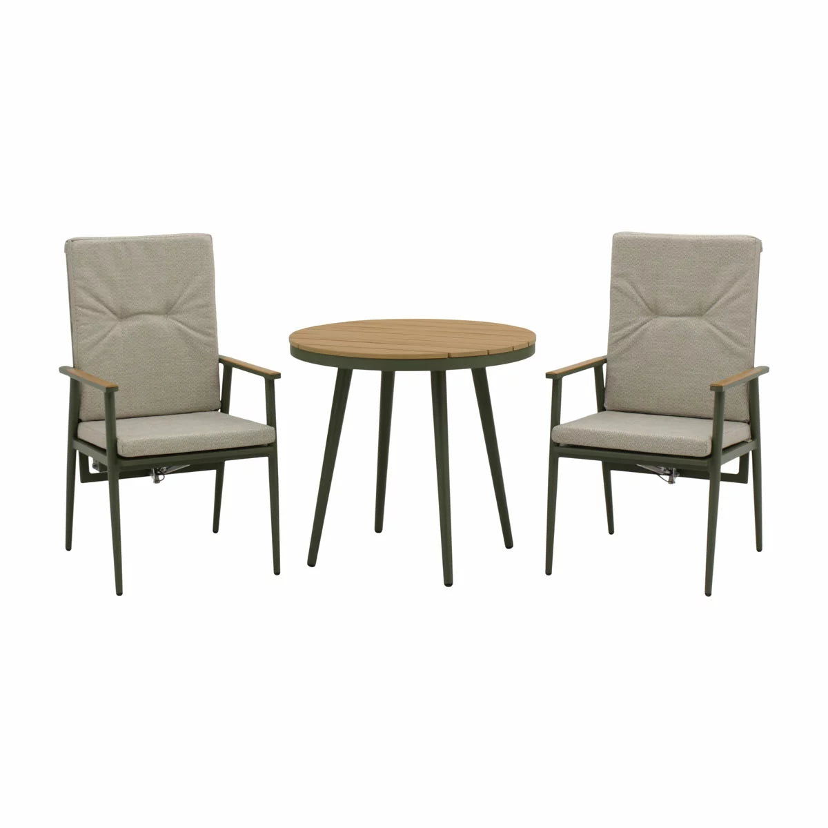 Bramblecrest Wisely 3 Piece Recliner Patio Set in Sage