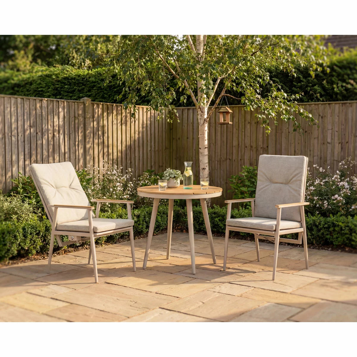 Bramblecrest Wisely 3 Piece Recliner Patio Set in Mocha