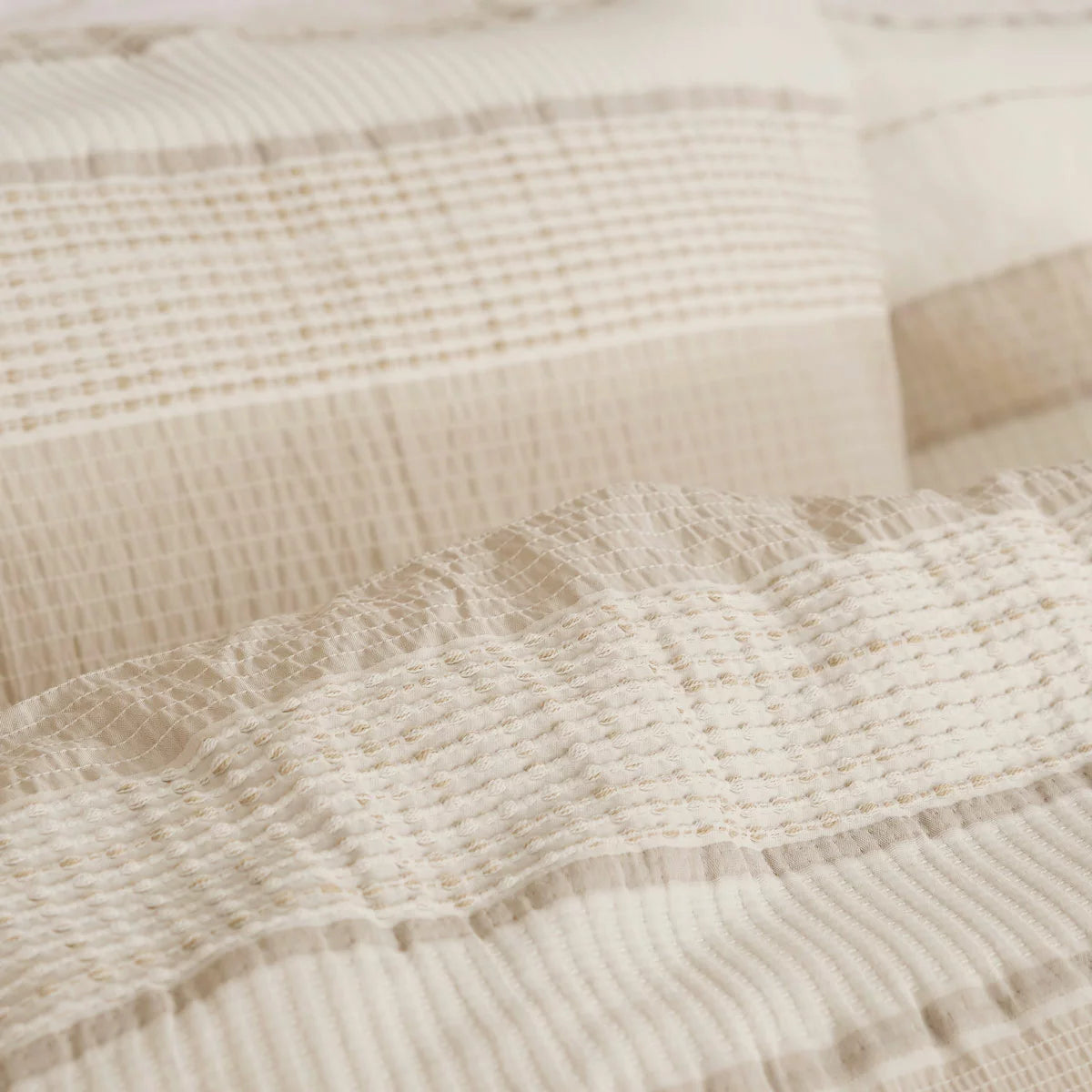 Belledorm Rahil Natural Duvet Cover Set, in 4 Sizes