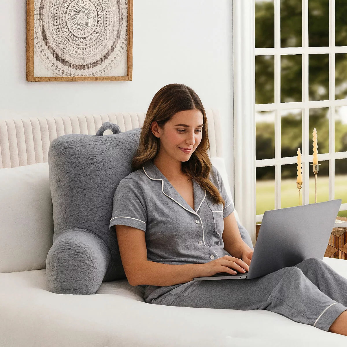 Memory Foam Backrest Reading Pillow
