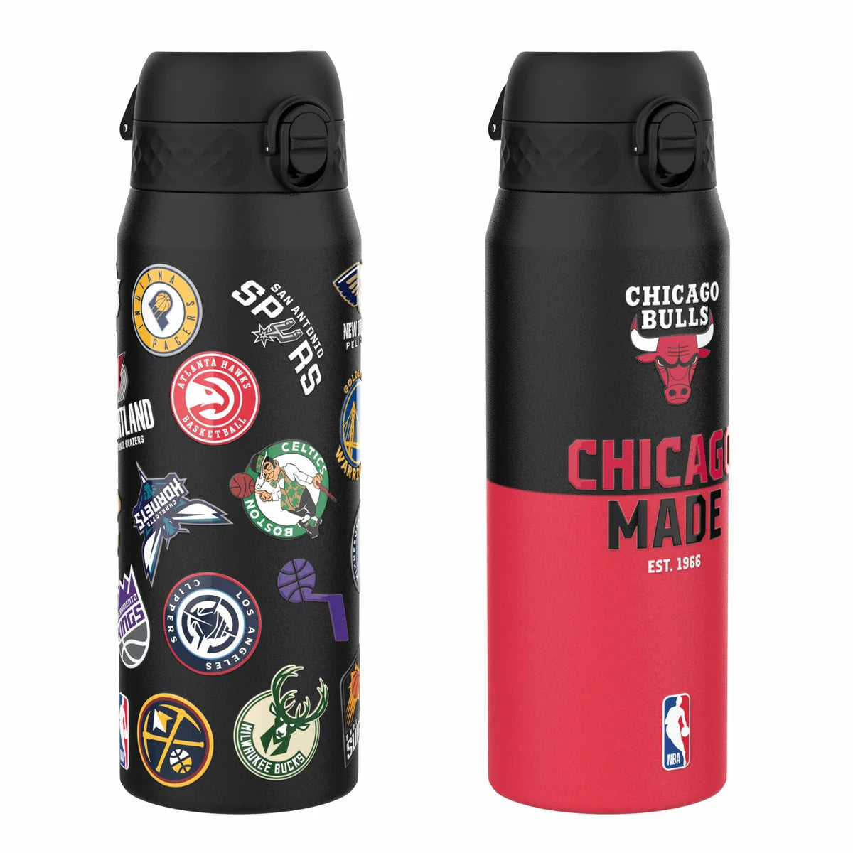 Ion8 NBA Insulated Steel Water Bottle 750ml, Chicago Bulls 2 Pack