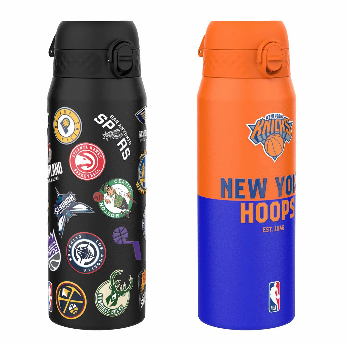 Ion8 NBA Insulated Steel Water Bottle 750ml, New York Knicks 2 Pack