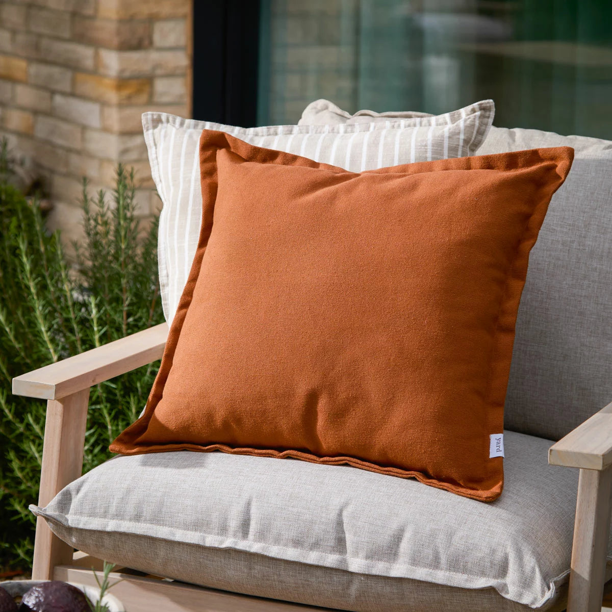 Yard Holmfirth Canvas Indoor Outdoor Cushion, 45 x 45 cm