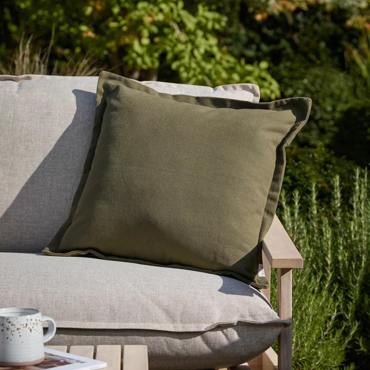 Yard Holmfirth Canvas Indoor Outdoor Cushion, 45 x 45 cm