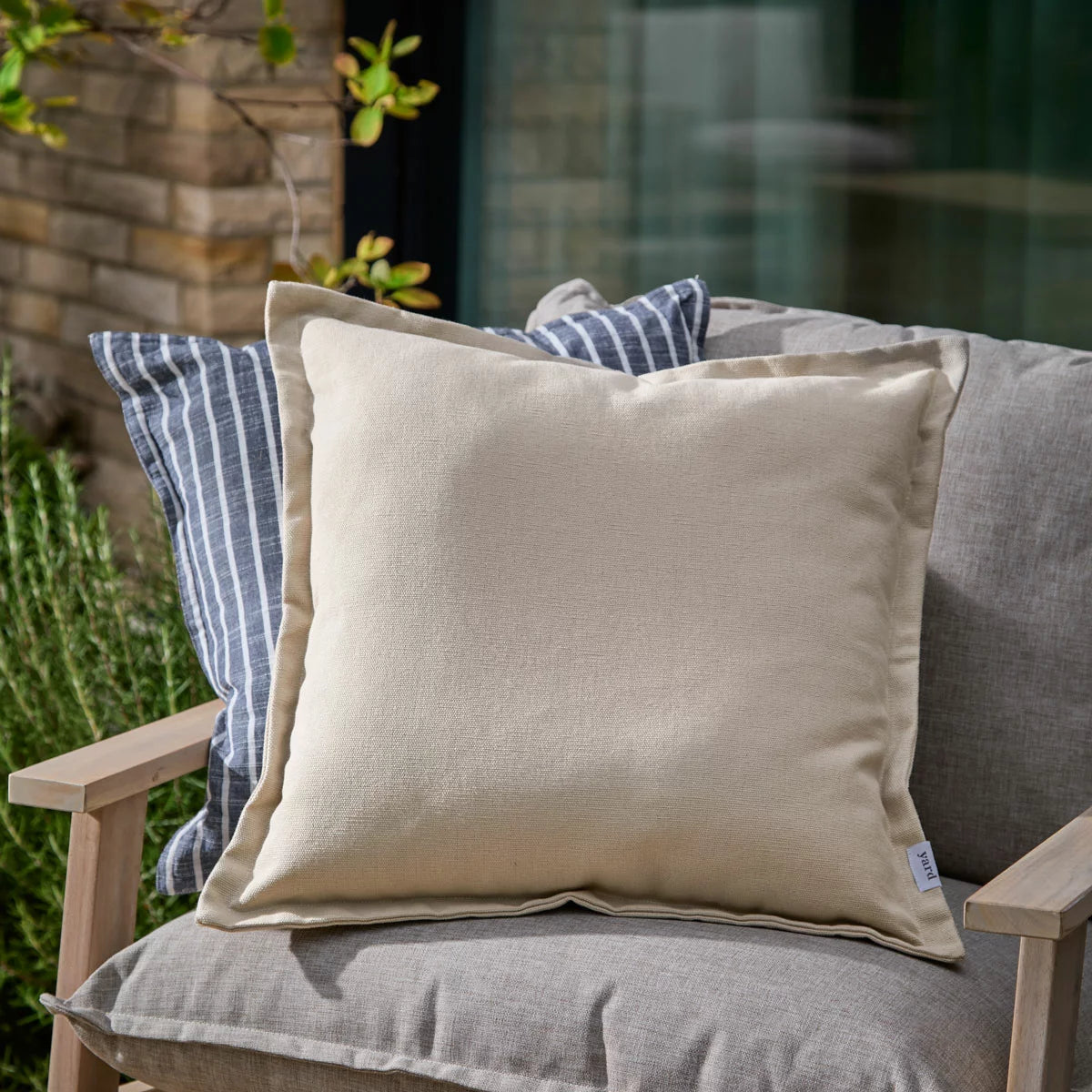 Yard Holmfirth Canvas Indoor Outdoor Cushion, 45 x 45 cm