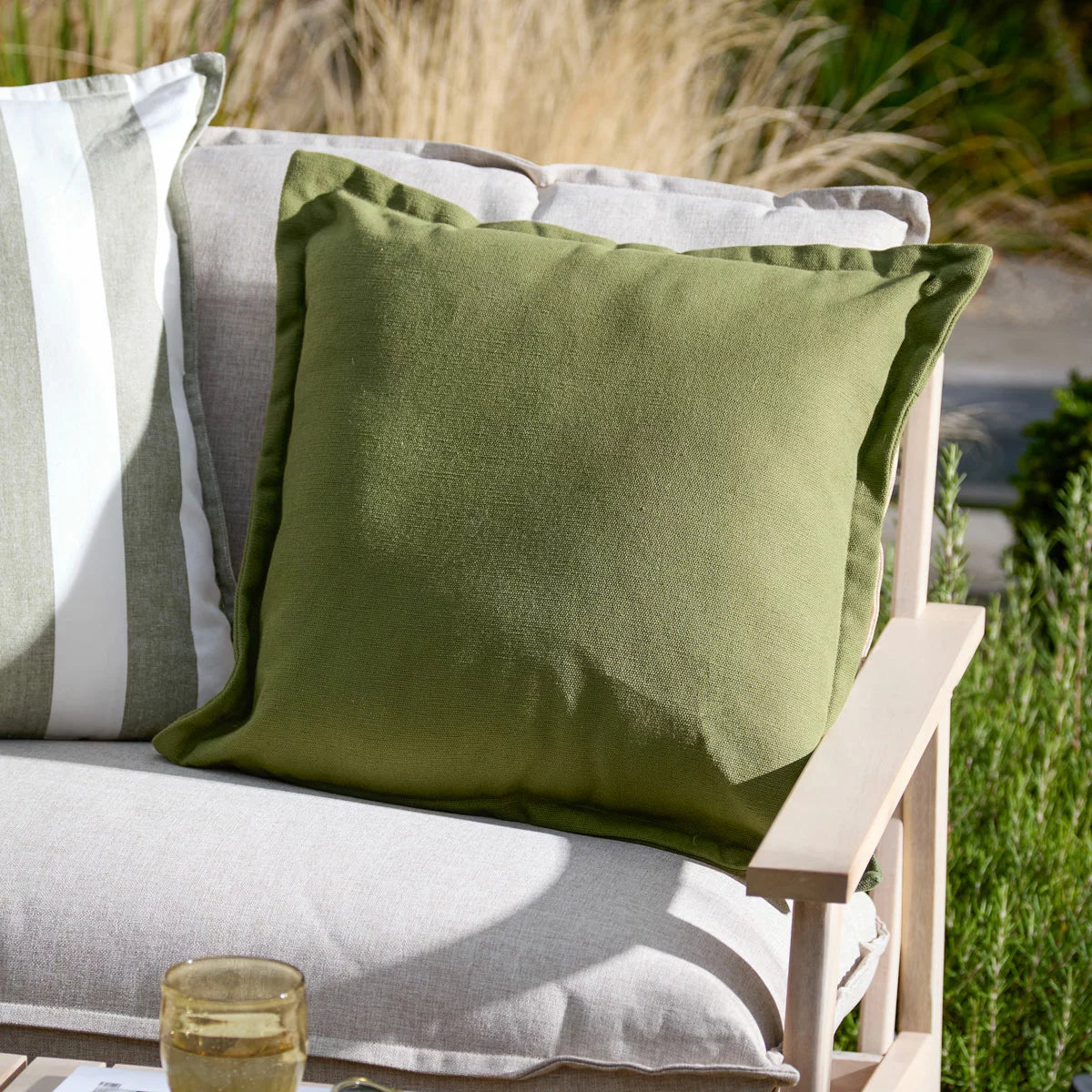 Yard Holmfirth Canvas Indoor Outdoor Cushion, 45 x 45 cm