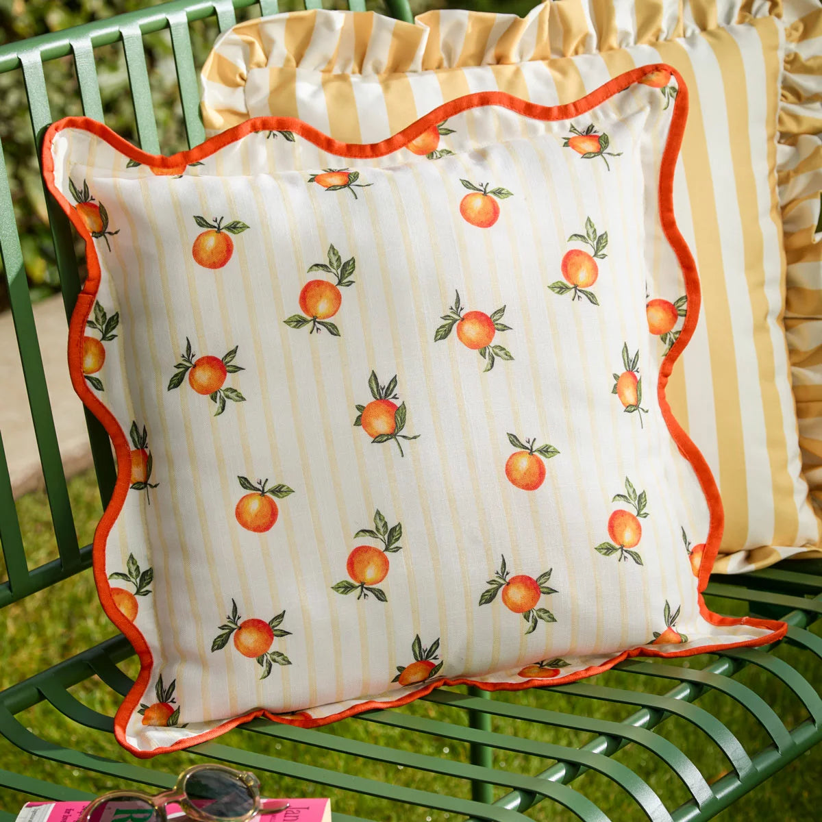 Furn Fruits Orange Indoor Outdoor Cushion, 45 x 45 cm