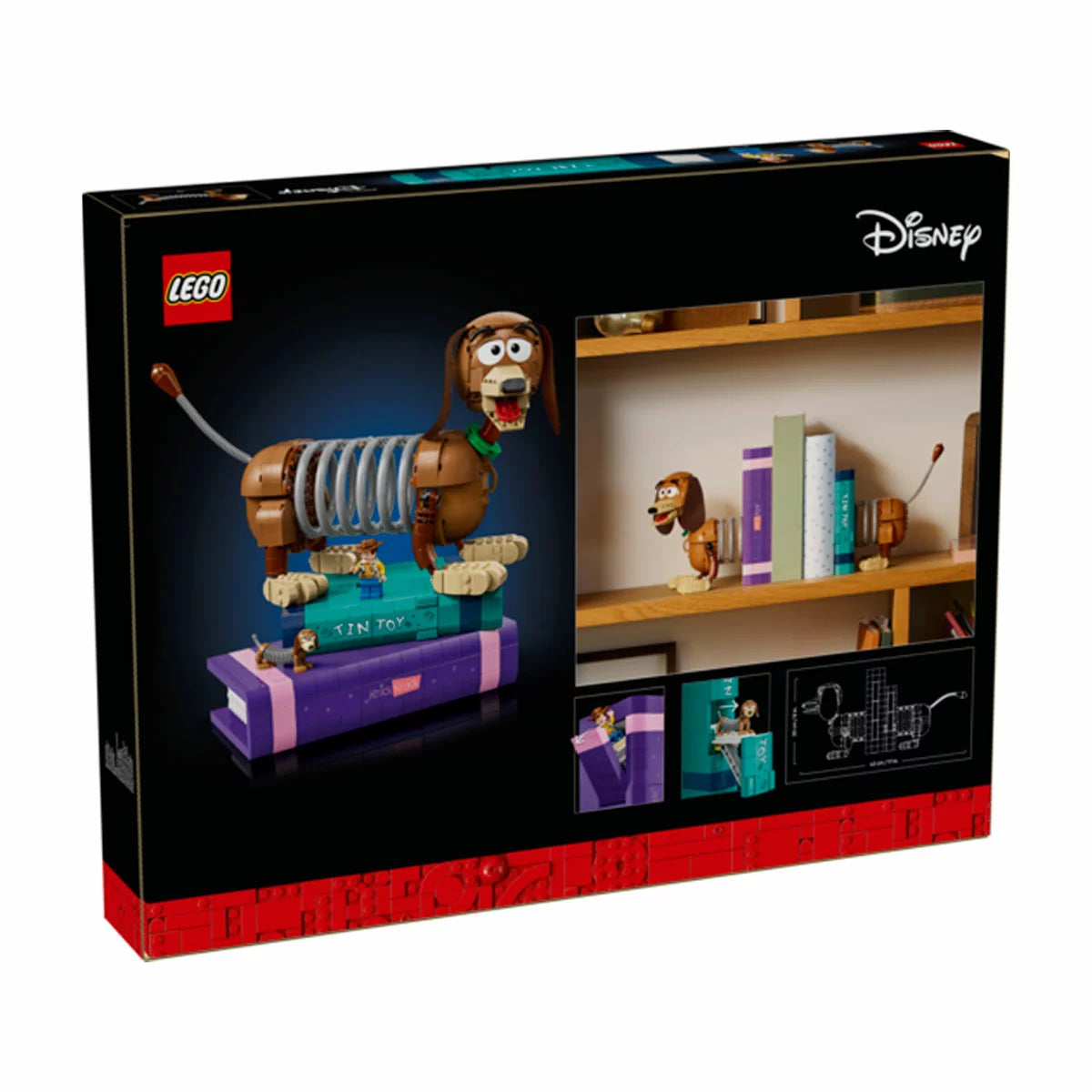 LEGO Disney Pixar Toy Story Slinky Dog Bookends - Model 43301 (18+ Years)