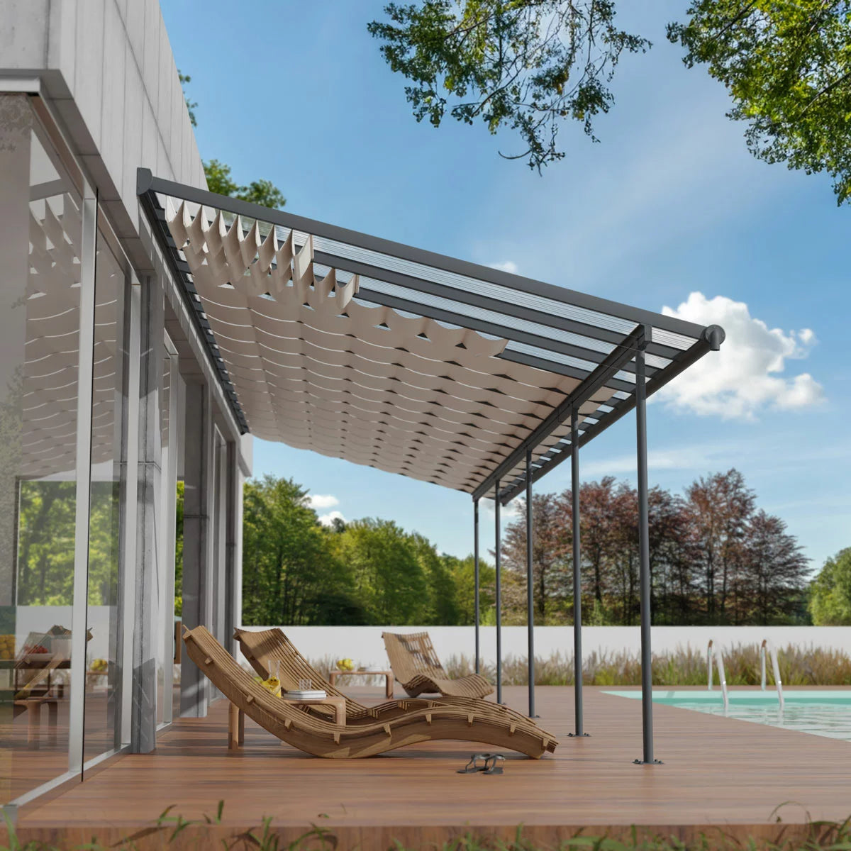 Palram Canopia Patio Cover Roof Blinds