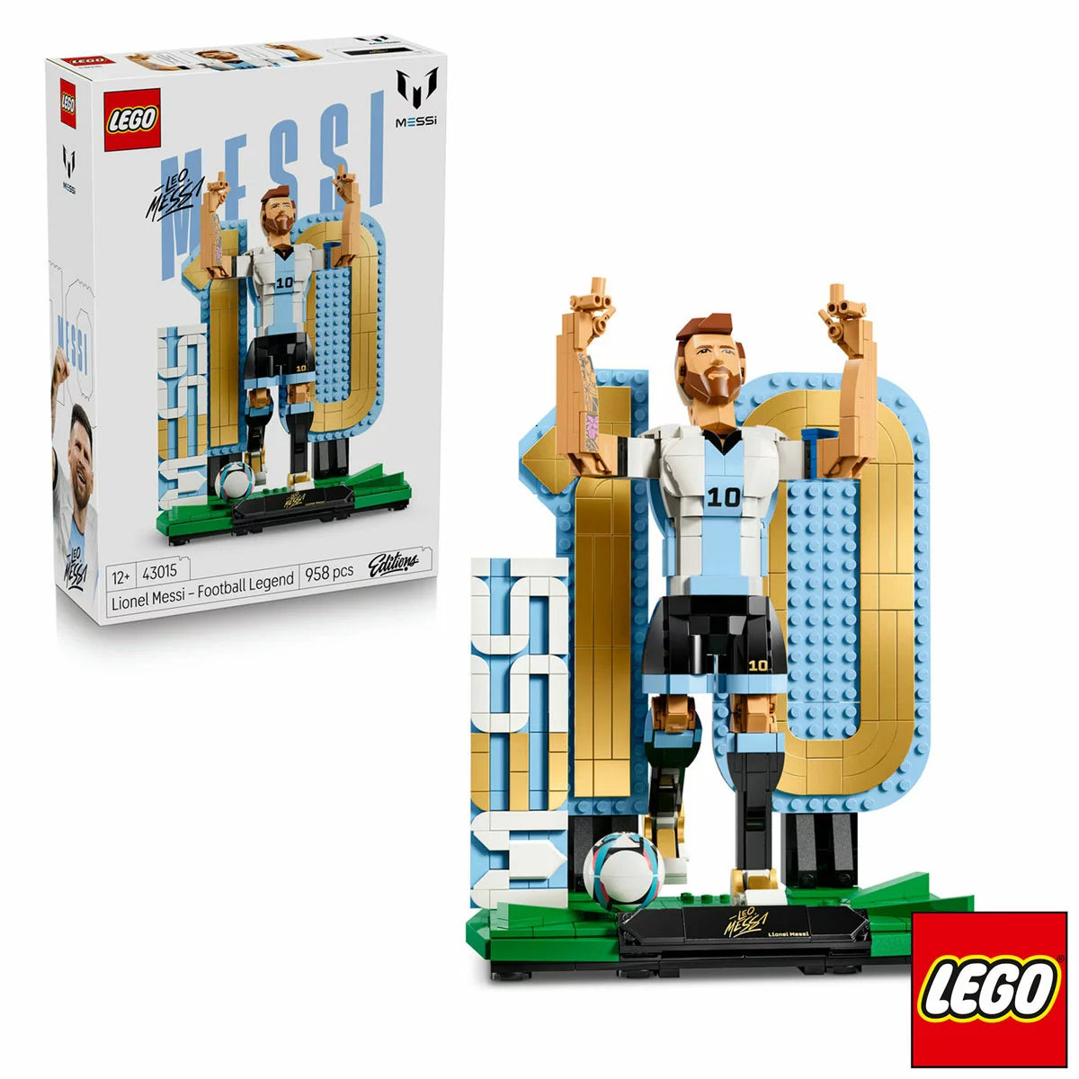 LEGO Editions Football Legends Messi / Ronaldo Assortment - Model 43015/16 (12+)