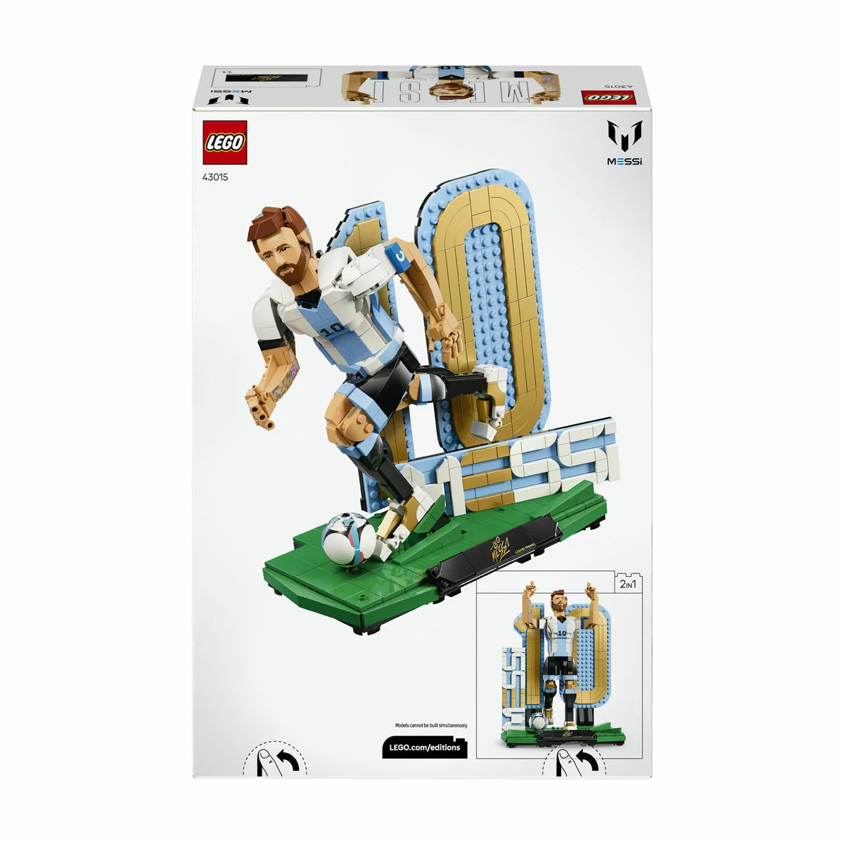 LEGO Editions Football Legends Messi / Ronaldo Assortment - Model 43015/16 (12+)