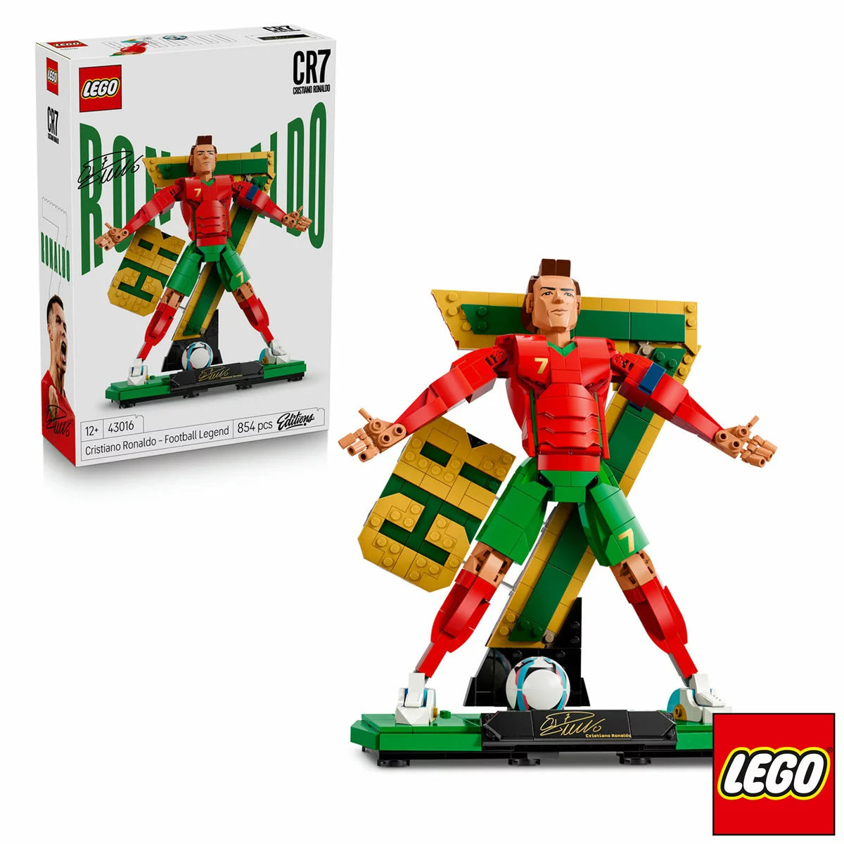 LEGO Editions Football Legends Messi / Ronaldo Assortment - Model 43015/16 (12+)