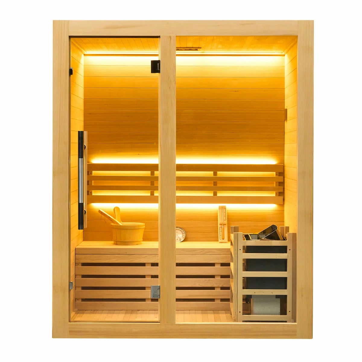Vidalux Nordic Traditional Indoor Sauna in 4 Sizes, view 3