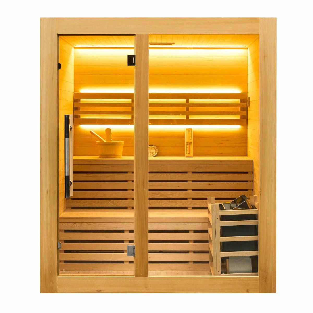 Vidalux Nordic Traditional Indoor Sauna in 4 Sizes, view 29