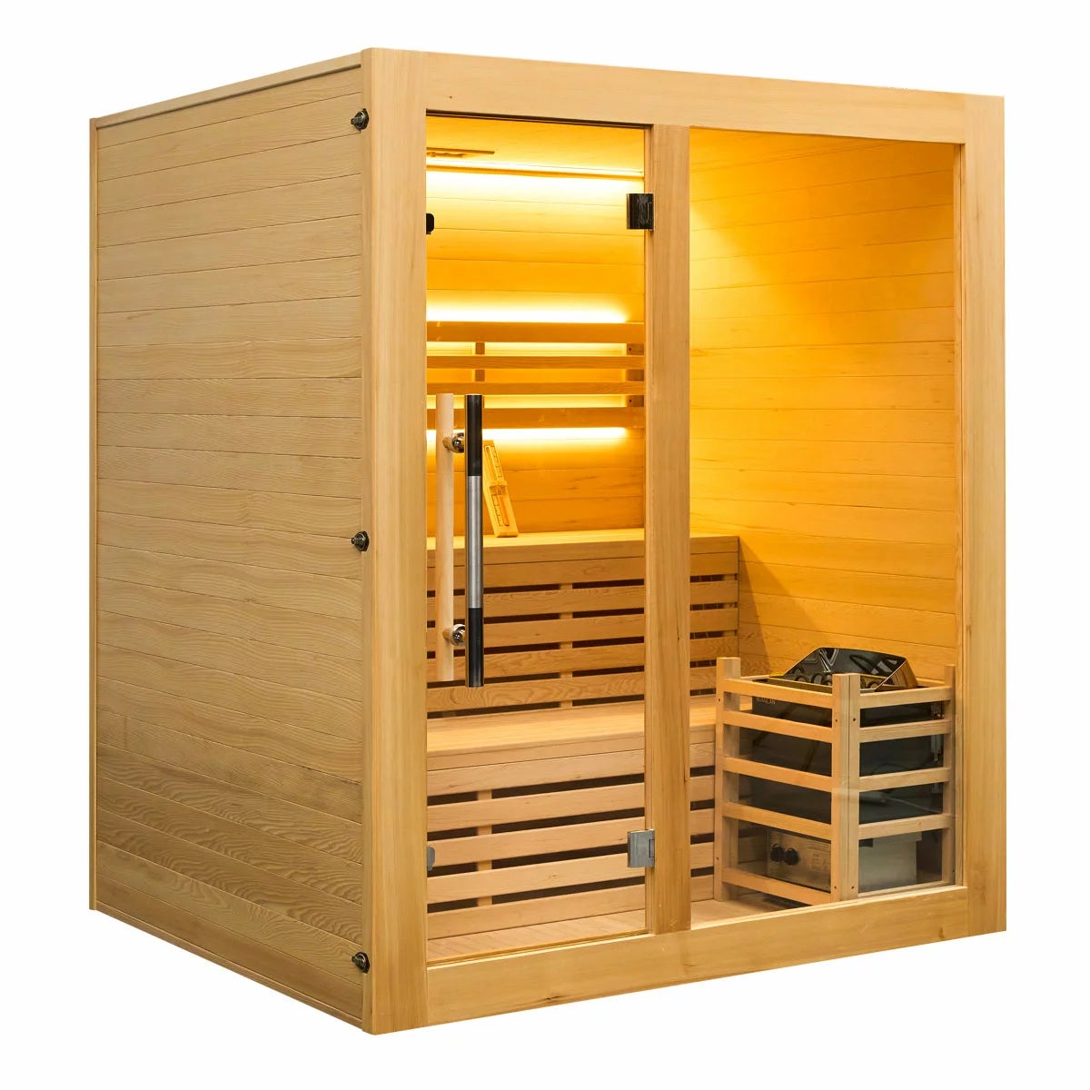 Vidalux Nordic Traditional Indoor Sauna in 4 Sizes, view 30