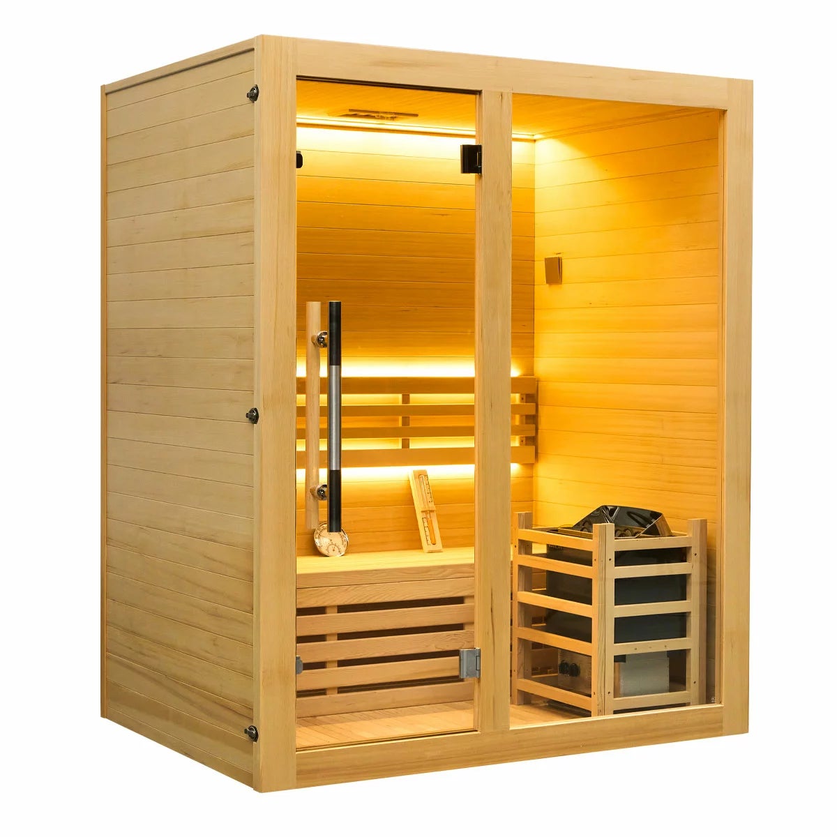 Vidalux Nordic Traditional Indoor Sauna in 4 Sizes, view 22