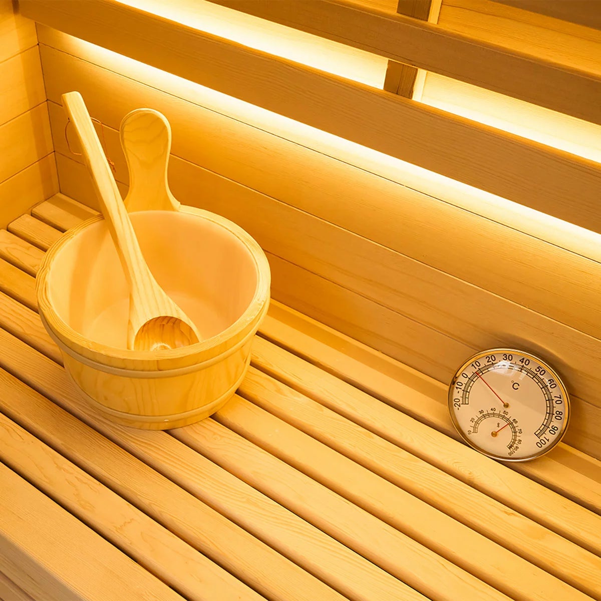 Vidalux Nordic Traditional Indoor Sauna in 4 Sizes, view 27