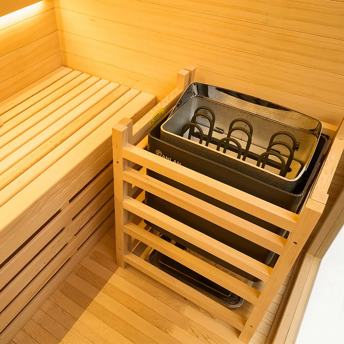 Vidalux Nordic Traditional Indoor Sauna in 4 Sizes, view 25