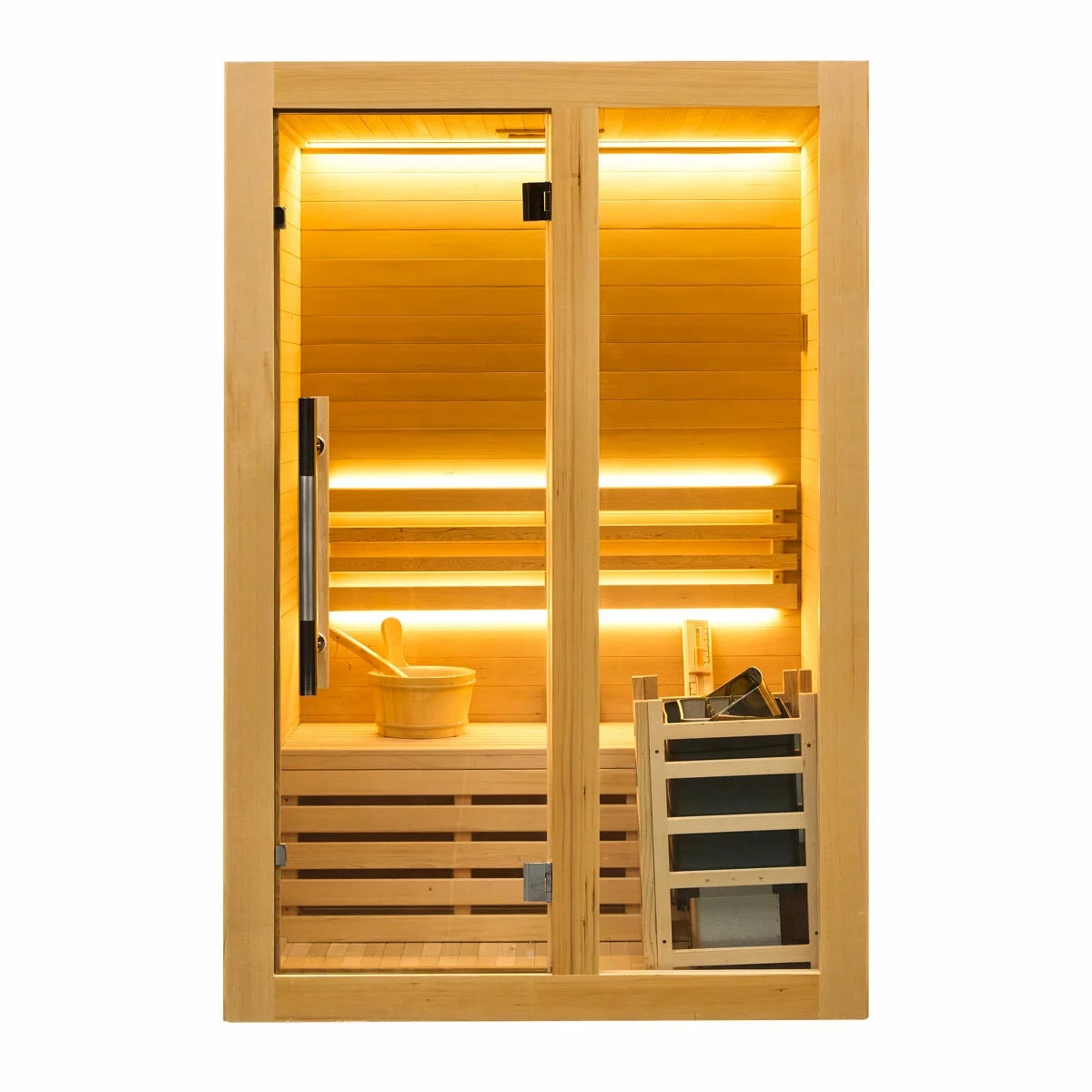 Vidalux Nordic Traditional Indoor Sauna in 4 Sizes, view 13
