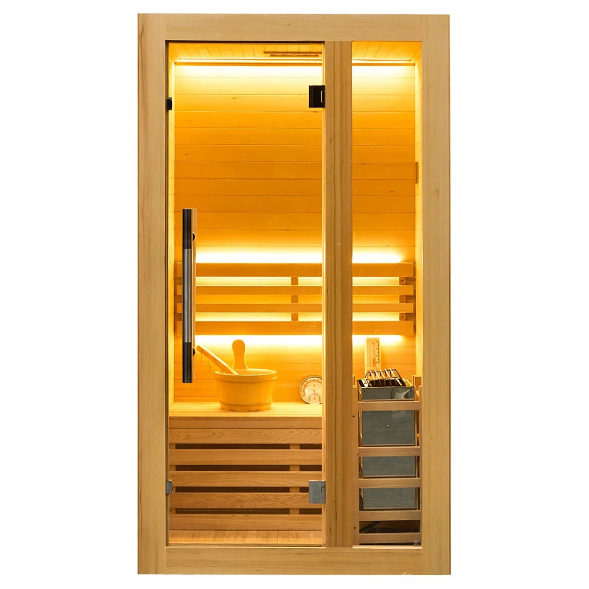 Vidalux Nordic Traditional Indoor Sauna in 4 Sizes, view 5
