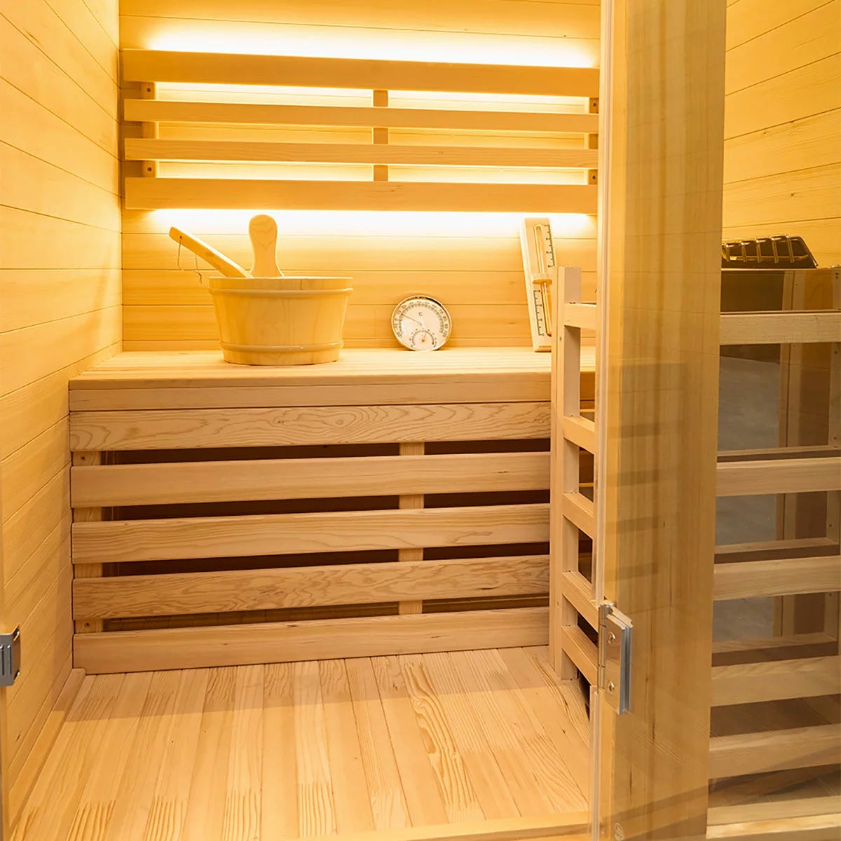 Vidalux Nordic Traditional Indoor Sauna in 4 Sizes, view 7