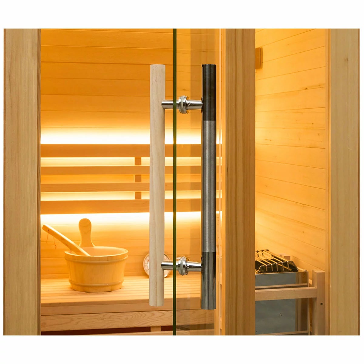 Vidalux Nordic Traditional Indoor Sauna in 4 Sizes, view 8