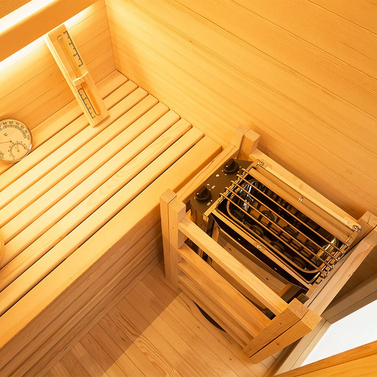 Vidalux Nordic Traditional Indoor Sauna in 4 Sizes, view 10