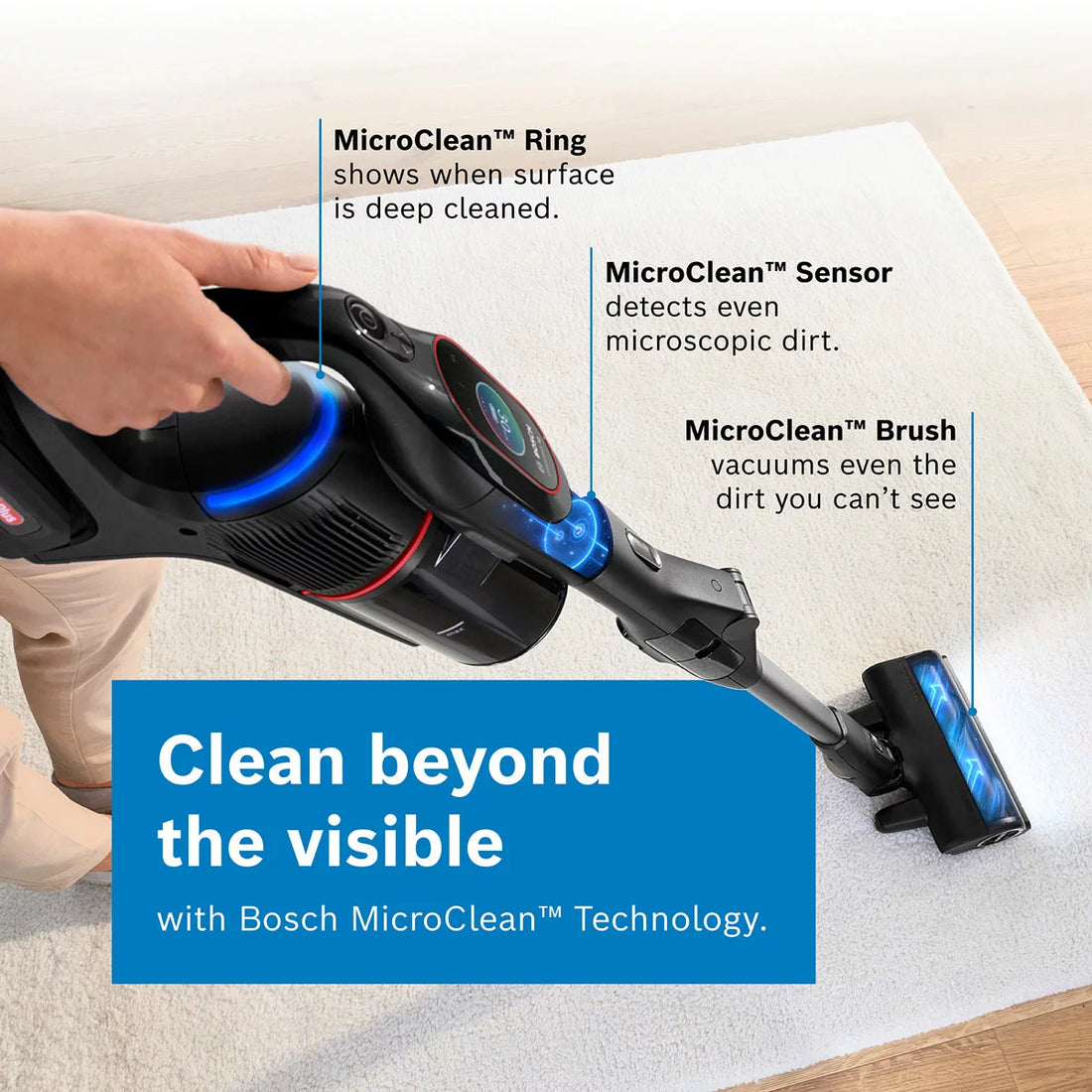 Bosch BCS1051GB Unlimited 10 ProPower Cordless Vacuum Cleaner in Black