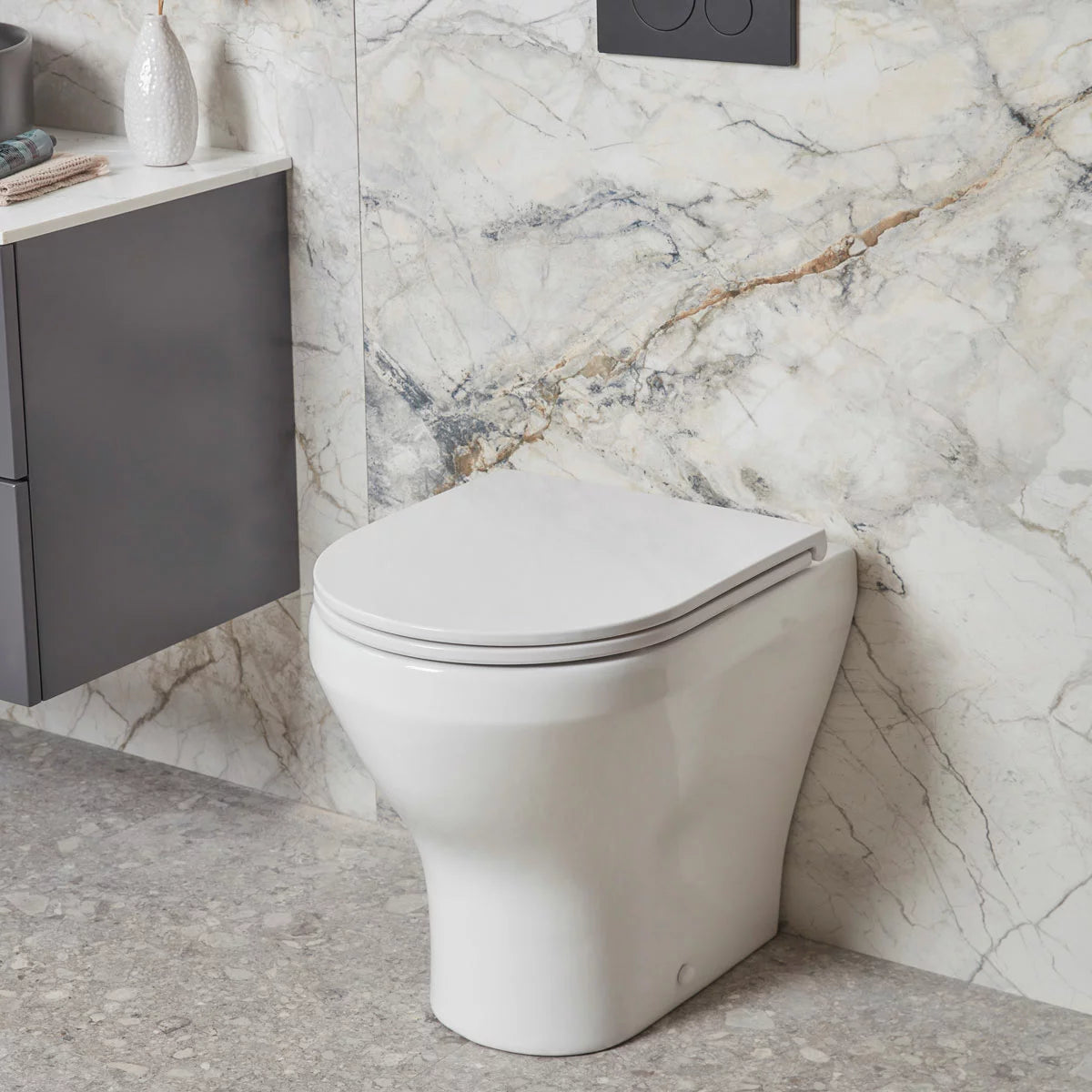 Tavistock Lindo Back To Wall Toilet With Pan And Seat