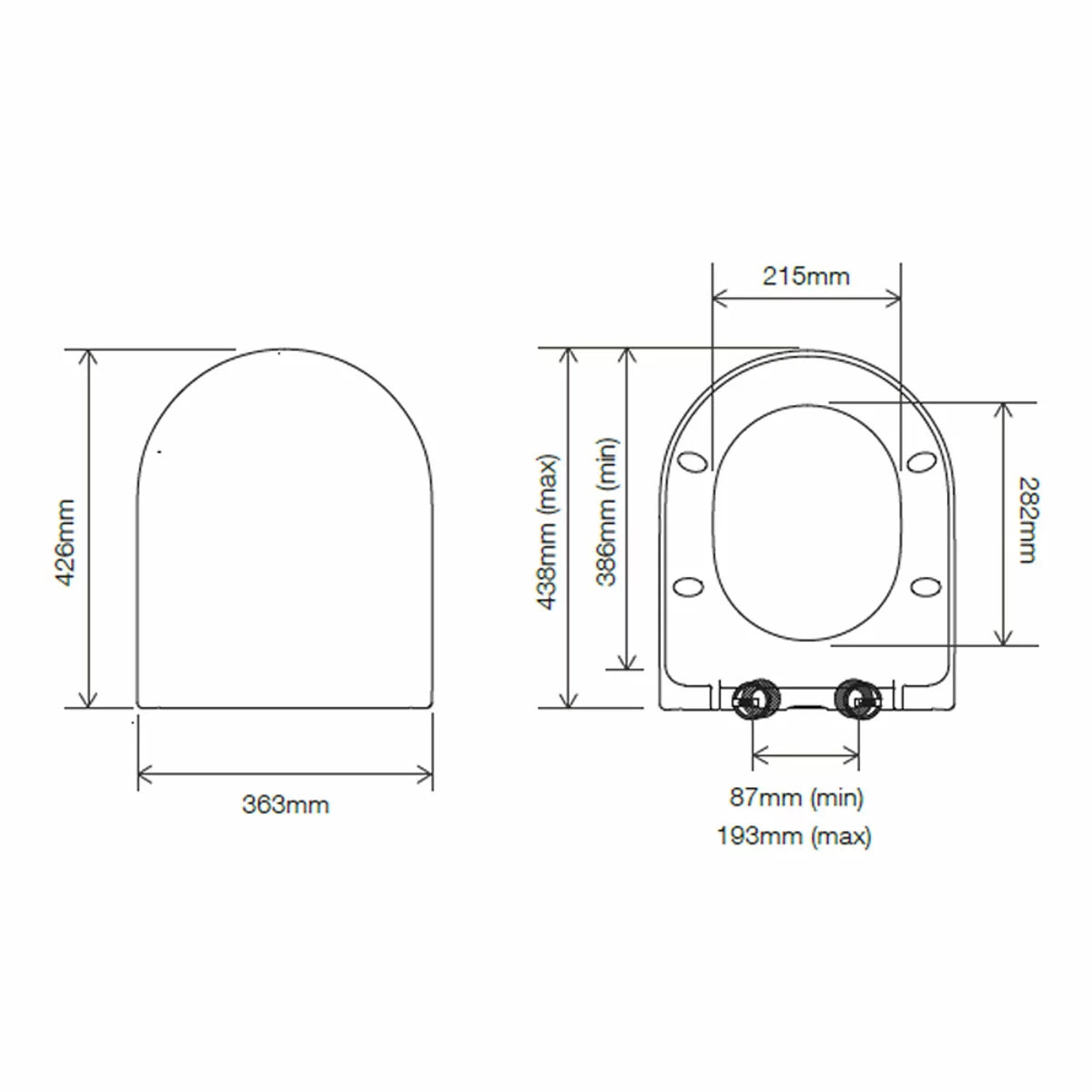 Tavistock Vesta Closed Back Toilet With Cistern And Seat
