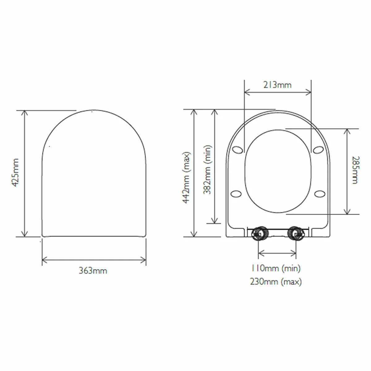 Tavistock Lindo Soft Close Toilet Seat
