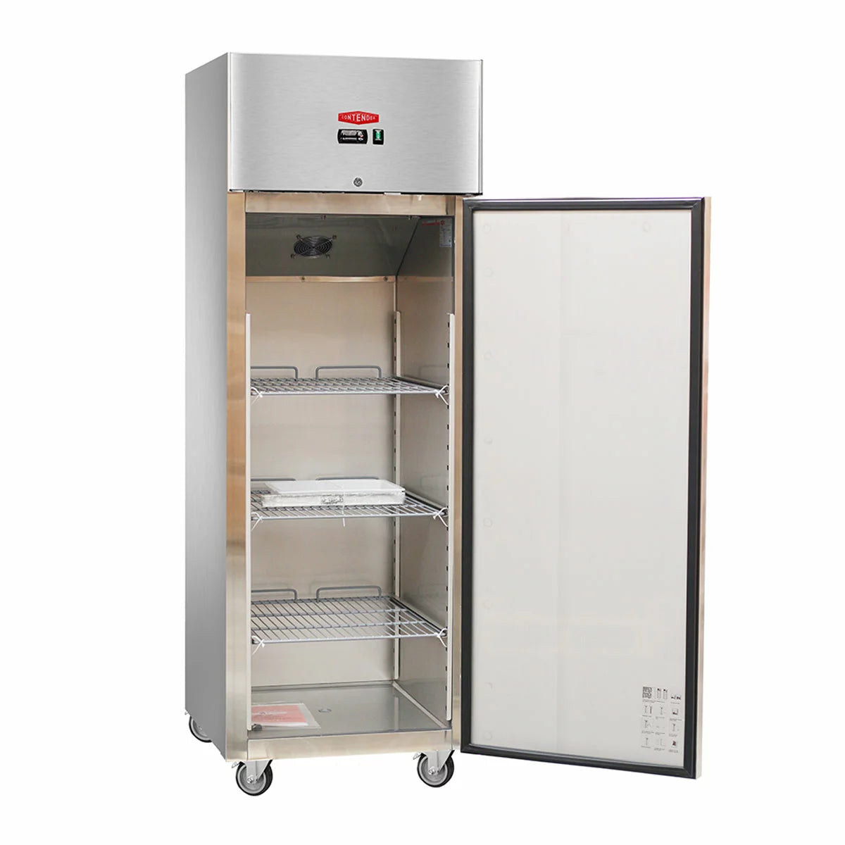 Contender RUS008 Commercial 600L Single Door Catering Fridge, D Rated