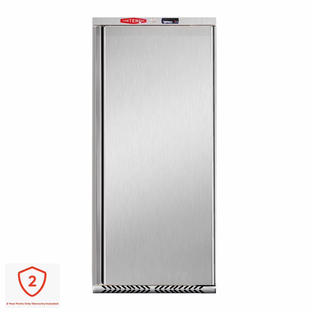 Contender FZU067 Commercial 600L Upright Freezer, D Rated in Stainless Steel