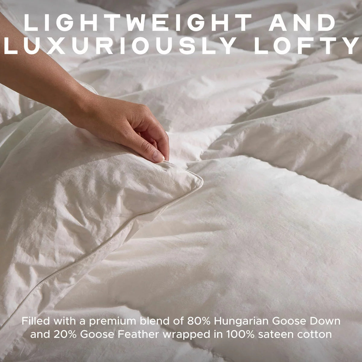 Snuggledown Retreat Hungarian Goose Down 10.5 Tog Duvet in 4 Sizes
