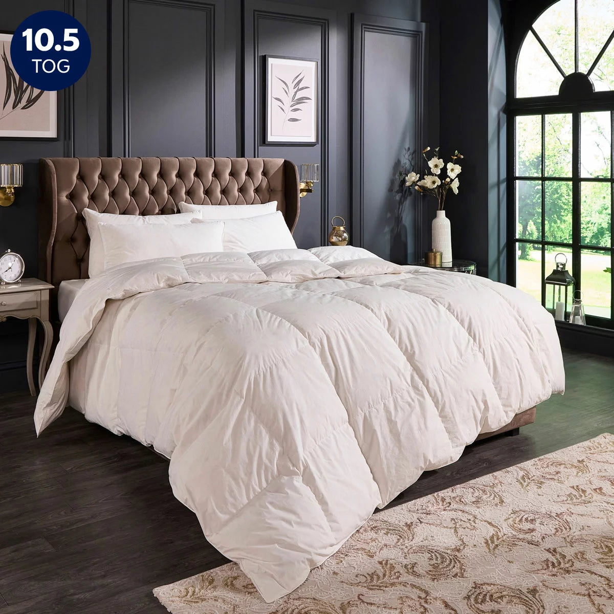 Snuggledown Retreat Hungarian Goose Down 10.5 Tog Duvet in 4 Sizes