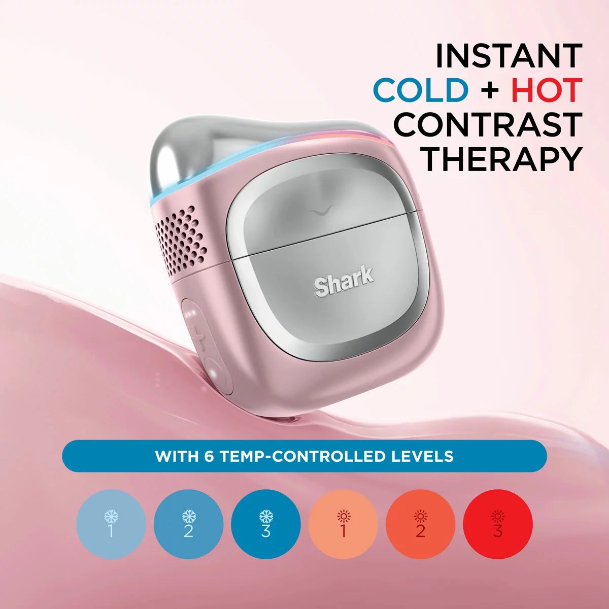 Shark FH220UKPK DePuffi Contrast Therapy Sculpting Tool in Peony Pink, view 3