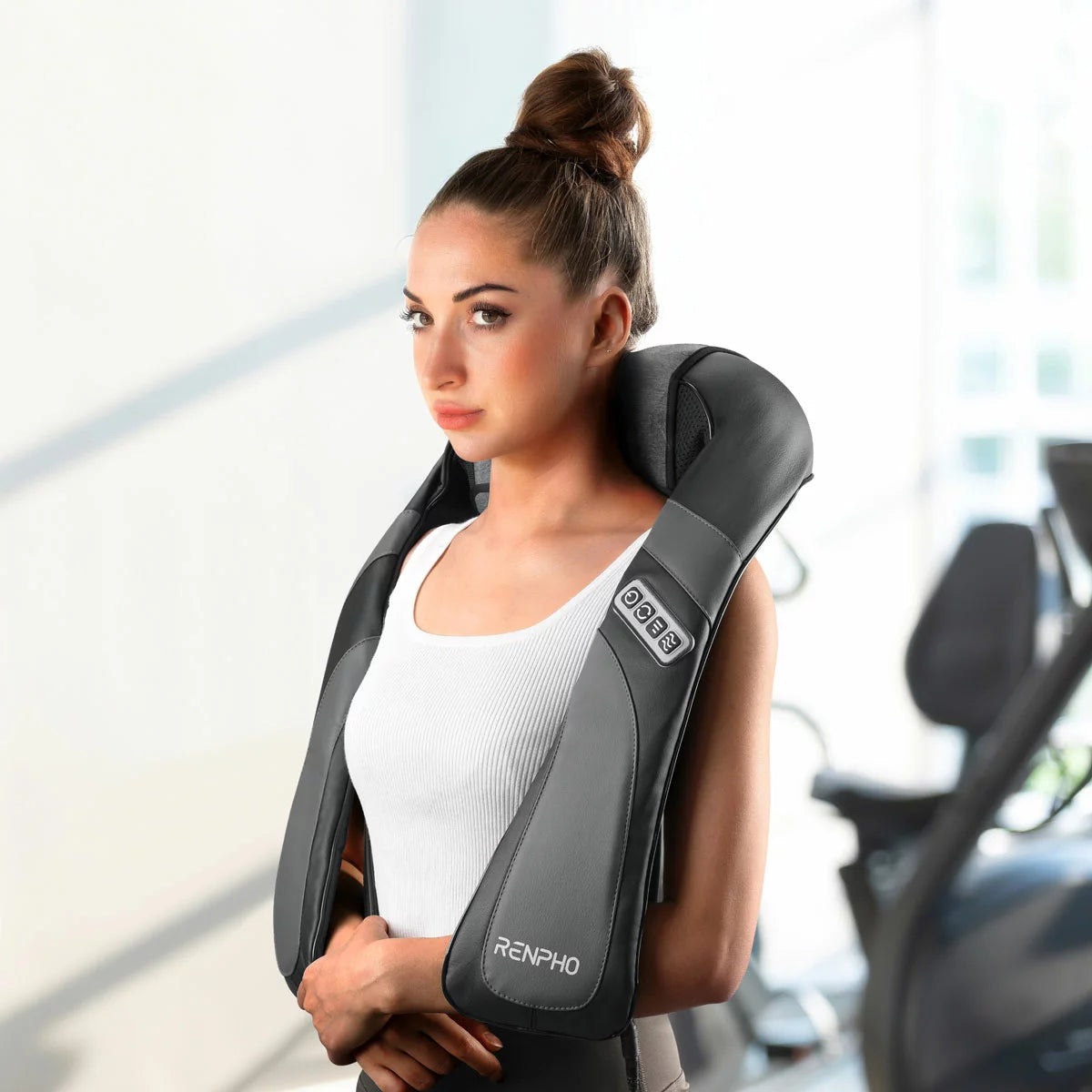 Renpho PUK-RP-SNM067-BK Shiatsu Neck & Shoulder Massager With Bag