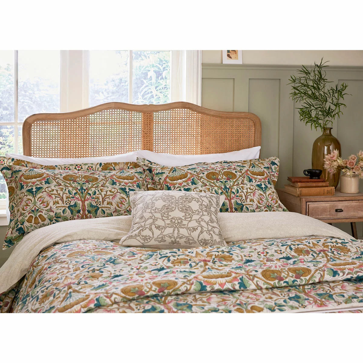 Morris & Co. Lodden Primrose Duvet Cover Set, in 3 Sizes