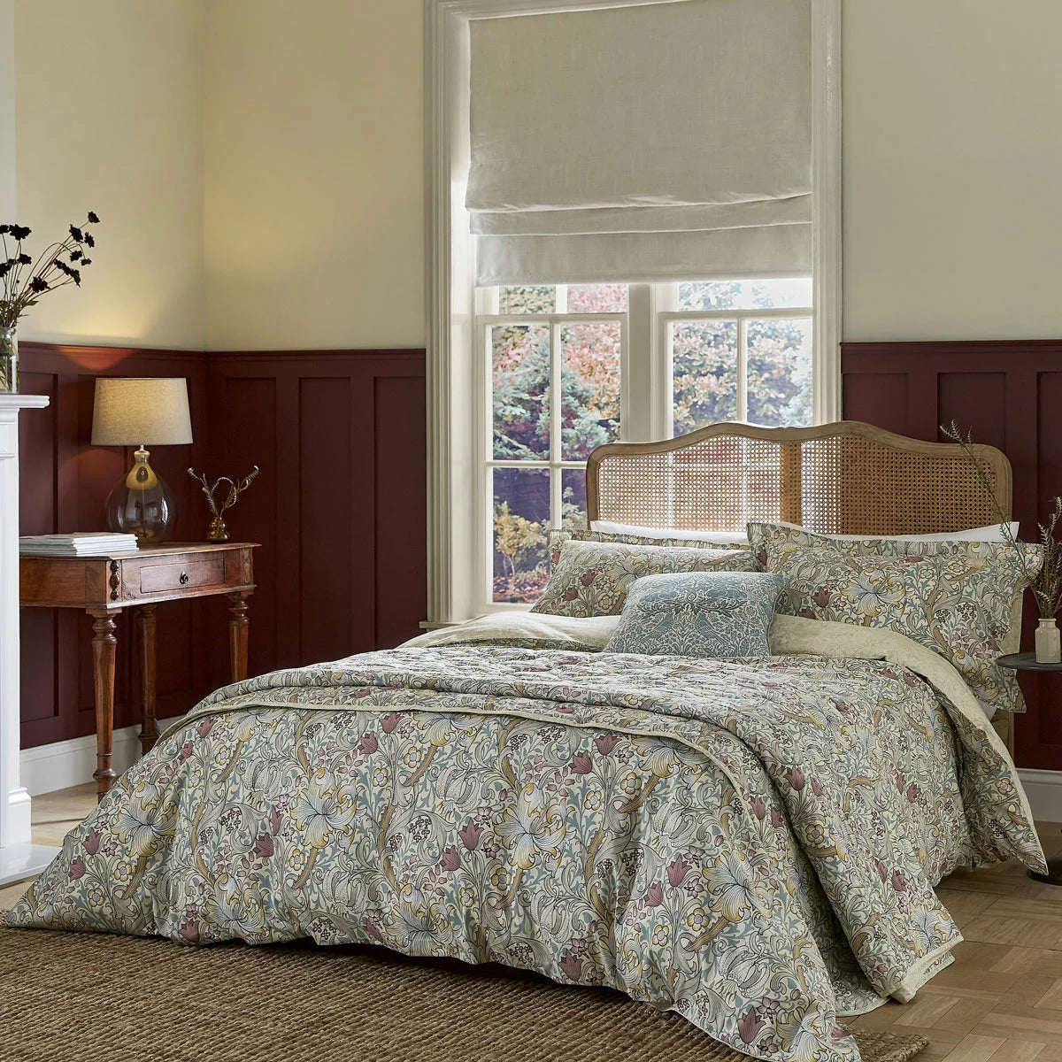 Morris & Co. Golden Lily Duvet Cover Set, in 3 Sizes