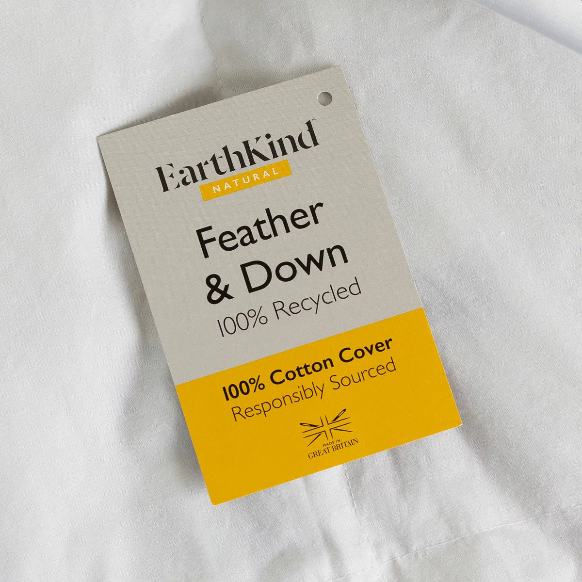 EarthKind™ Recycled Feather & Down 13.5 Tog Duvet, In 4 Sizes