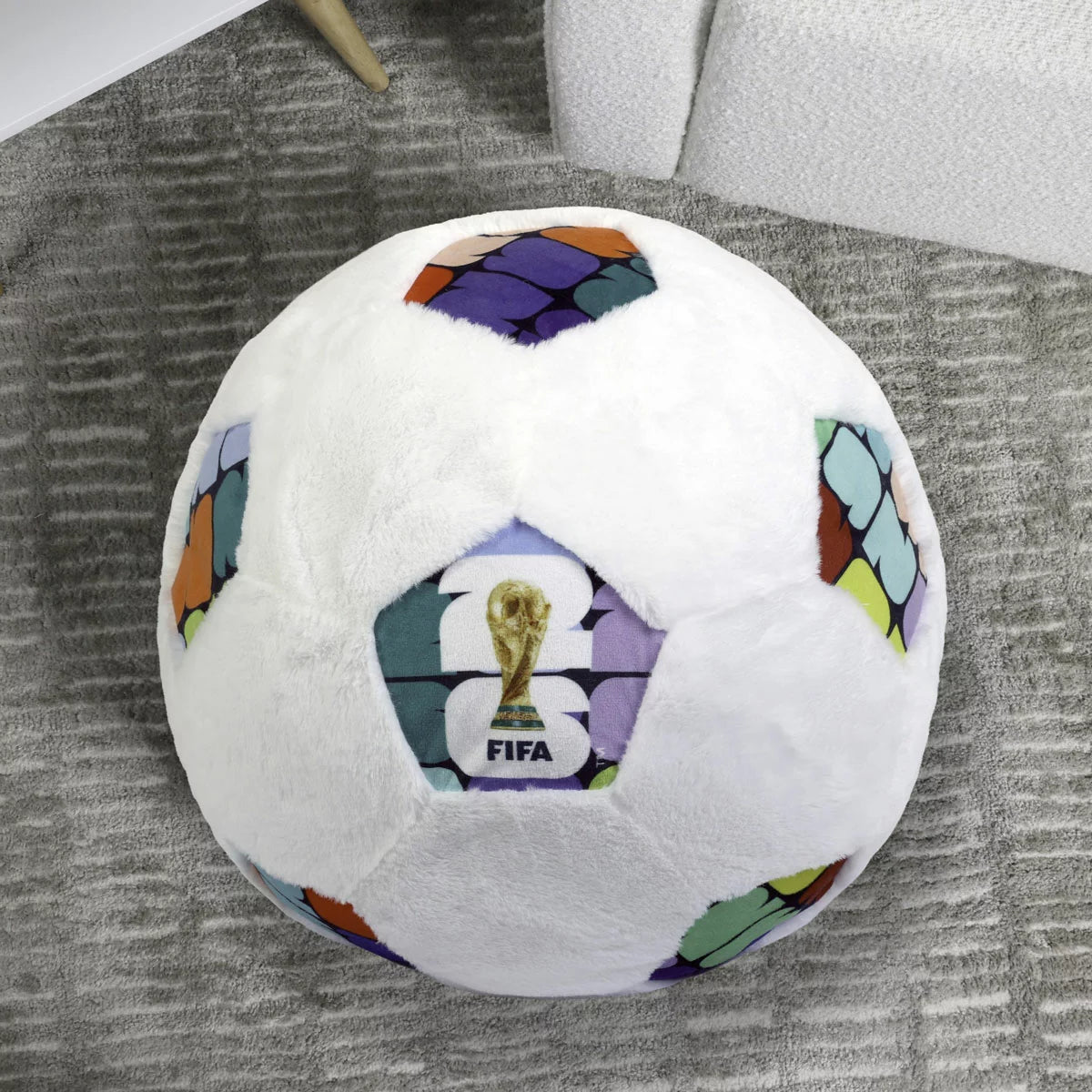 FIFA® World Cup Decorative Football Cushion in 2 Designs, 40 x 40 cm