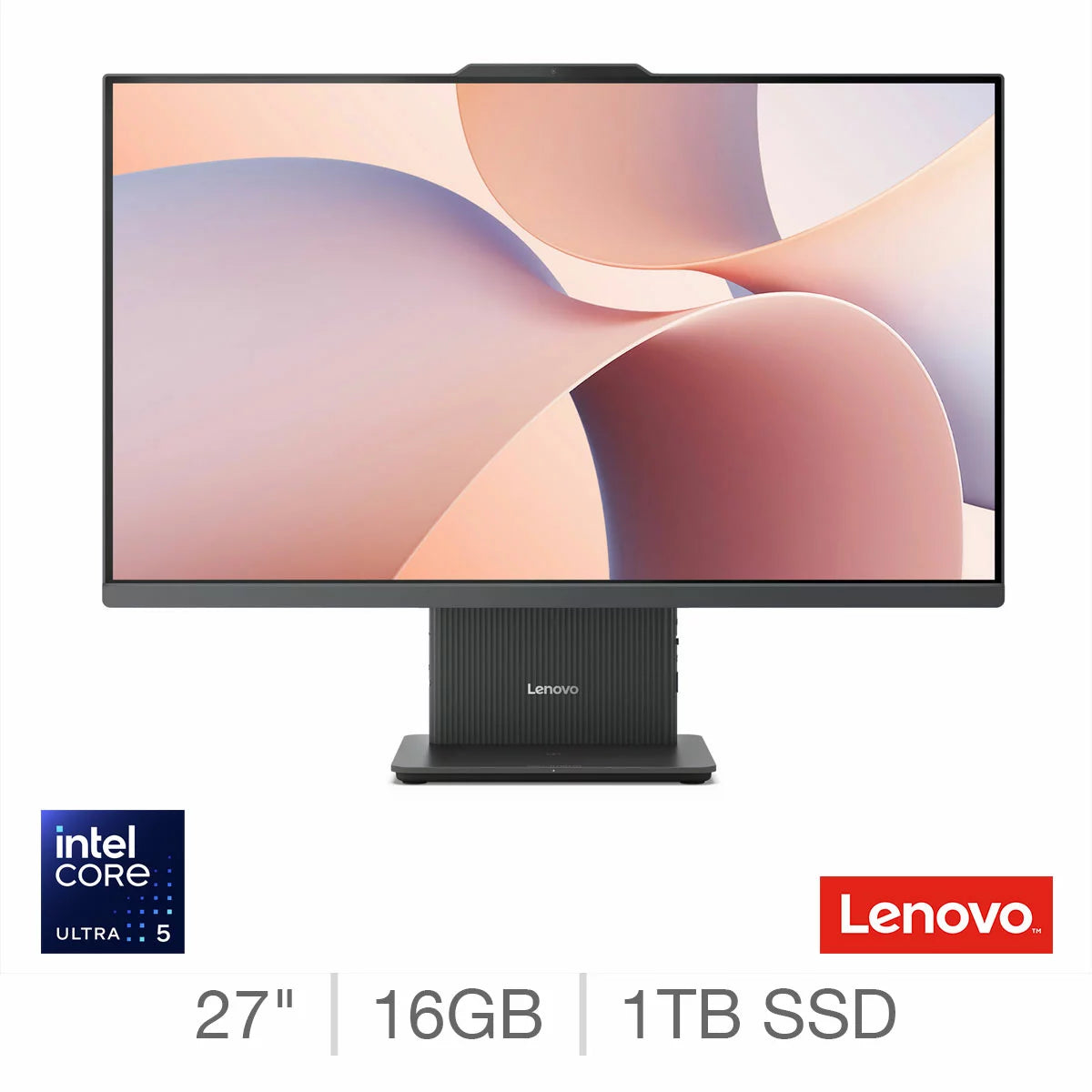 Lenovo IdeaCentre, Intel Core Ultra 5, 16GB, 1TB SSD, 27 inch All In One
