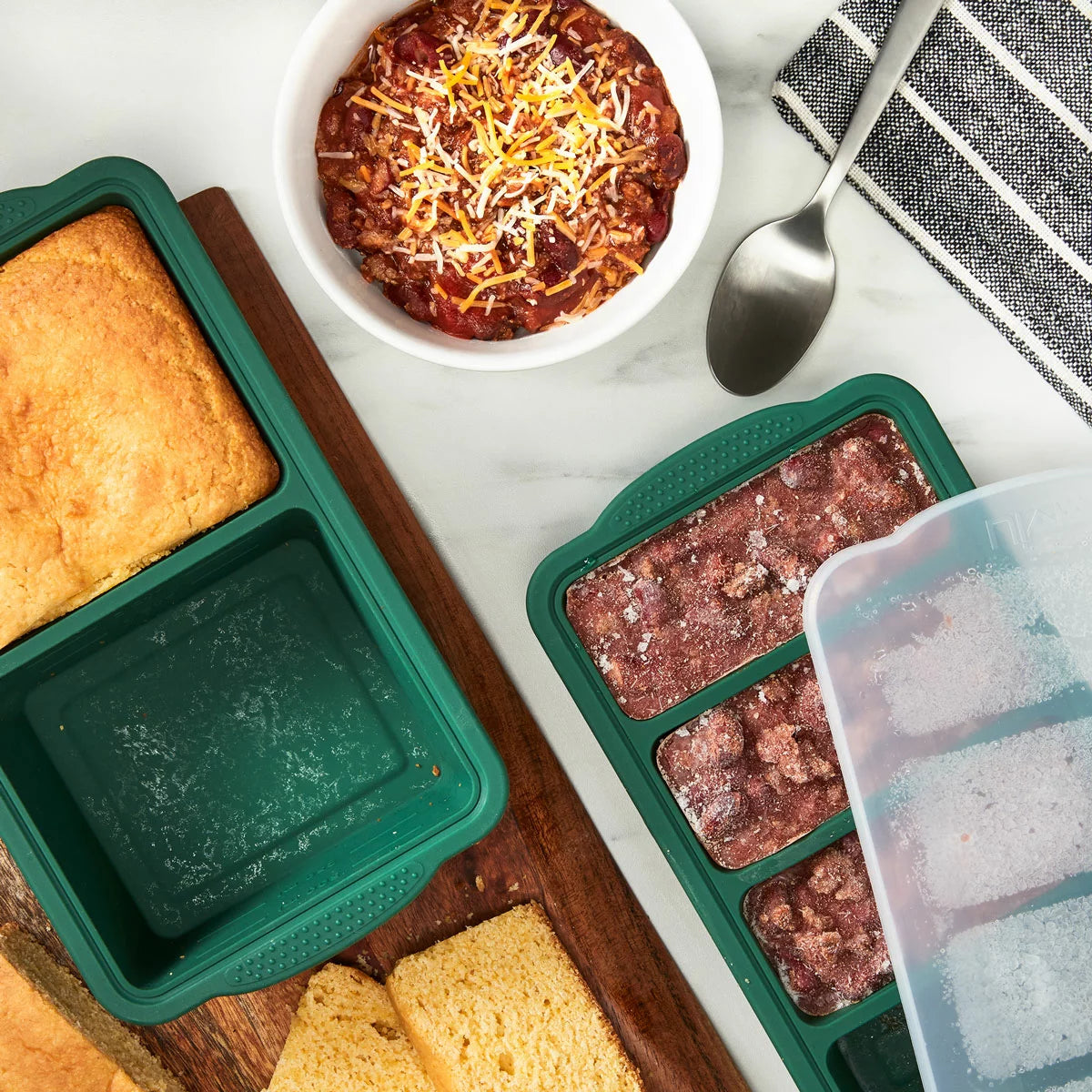 MIU Silicone Freezer Tray, 5 piece set