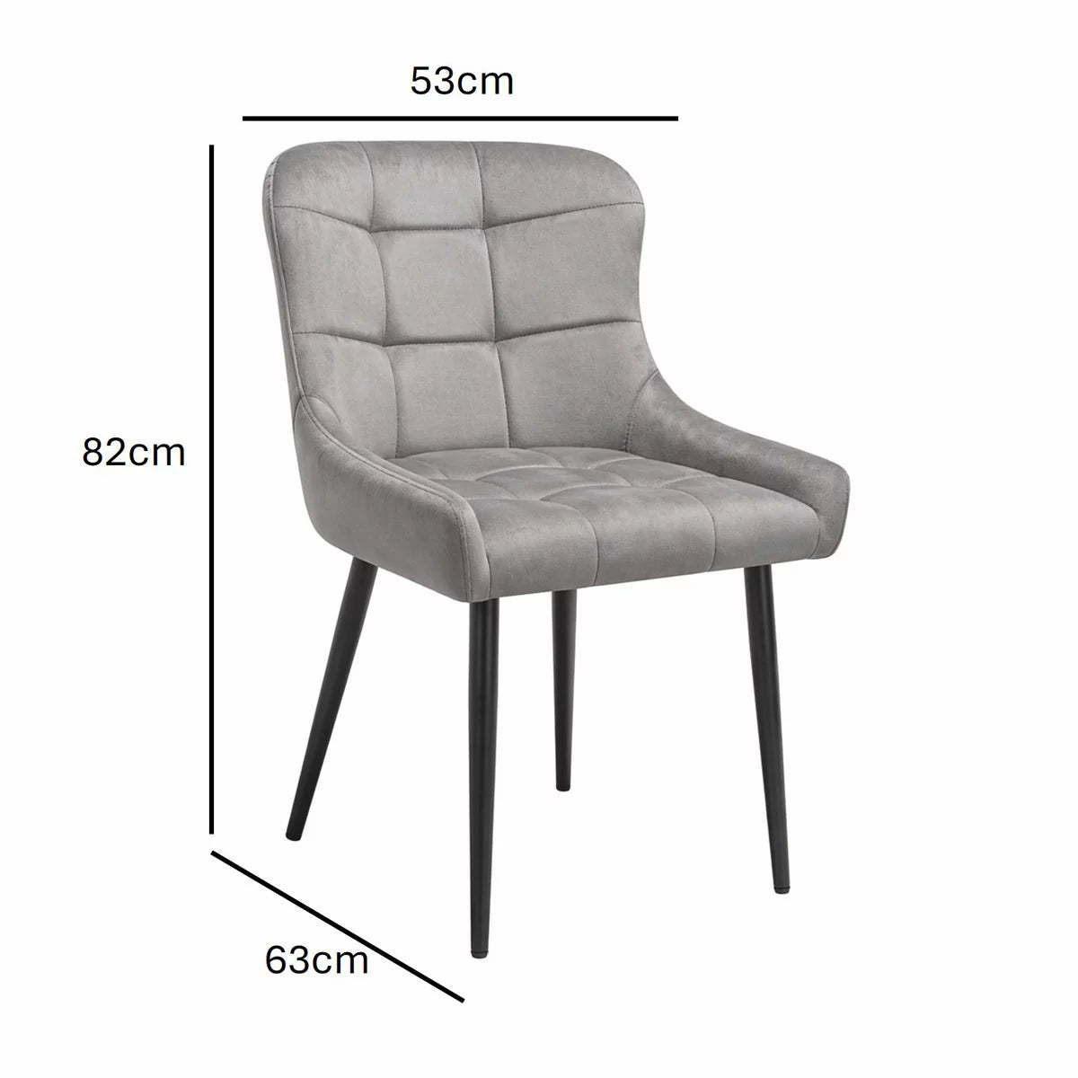 Indus Valley Kia Ceramic Extending Dining Table + 6 Grey Chairs, Seats 6-8, view 4
