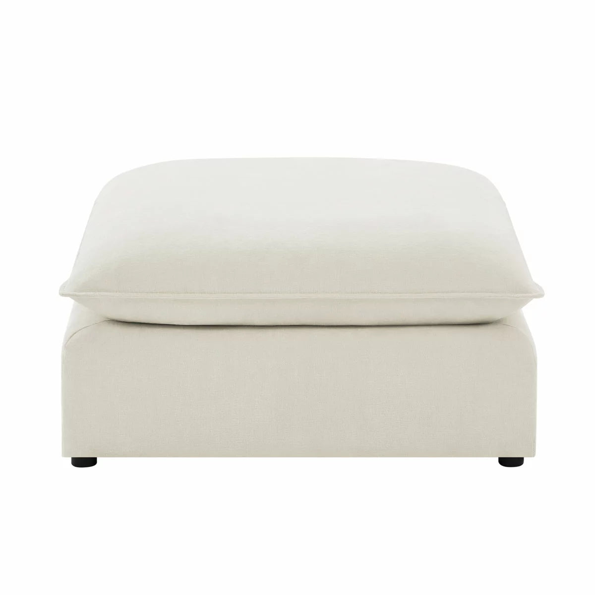 Aiden & Ivy Sereen Cream Fabric 6 Piece Modular Sofa