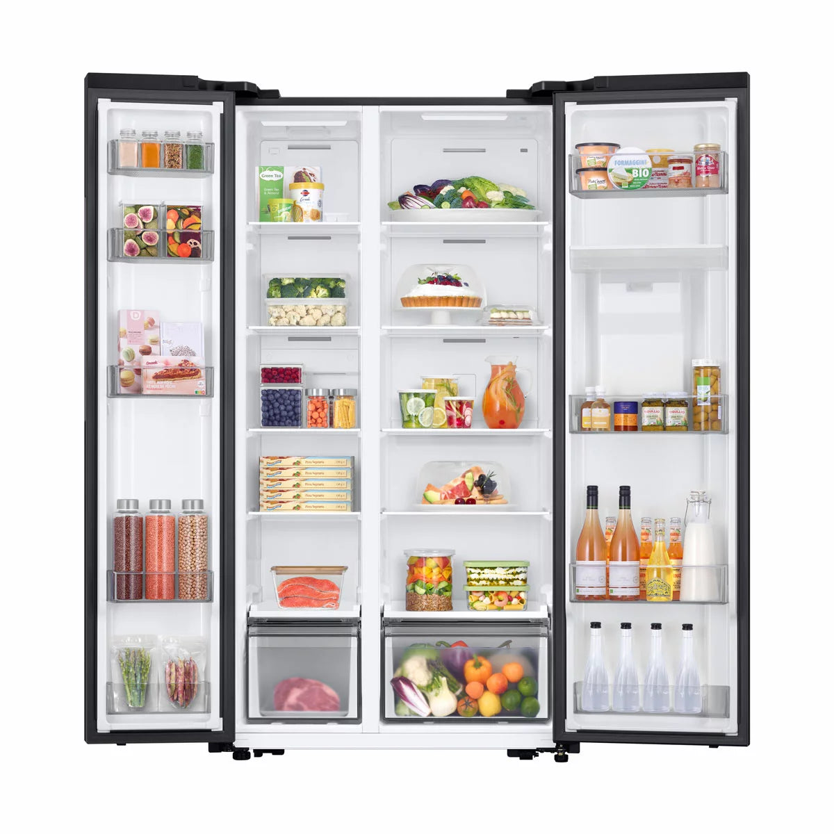 Samsung Series 7 SpaceMax, RS57DG410EB4EU Side by Side Fridge Freezer, E Rated
