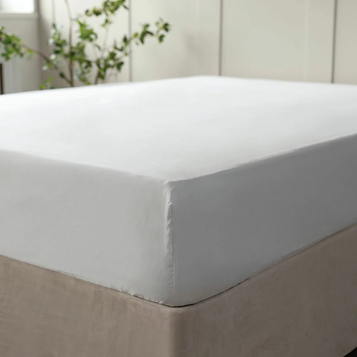 Belledorm 600 Thread Count Cotton White Fitted Sheet in 3 Sizes