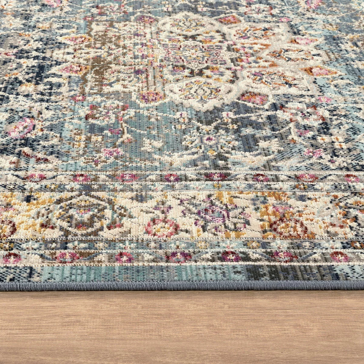 Concept Looms Vintage Kashan Blue Rug, in 3 Sizes