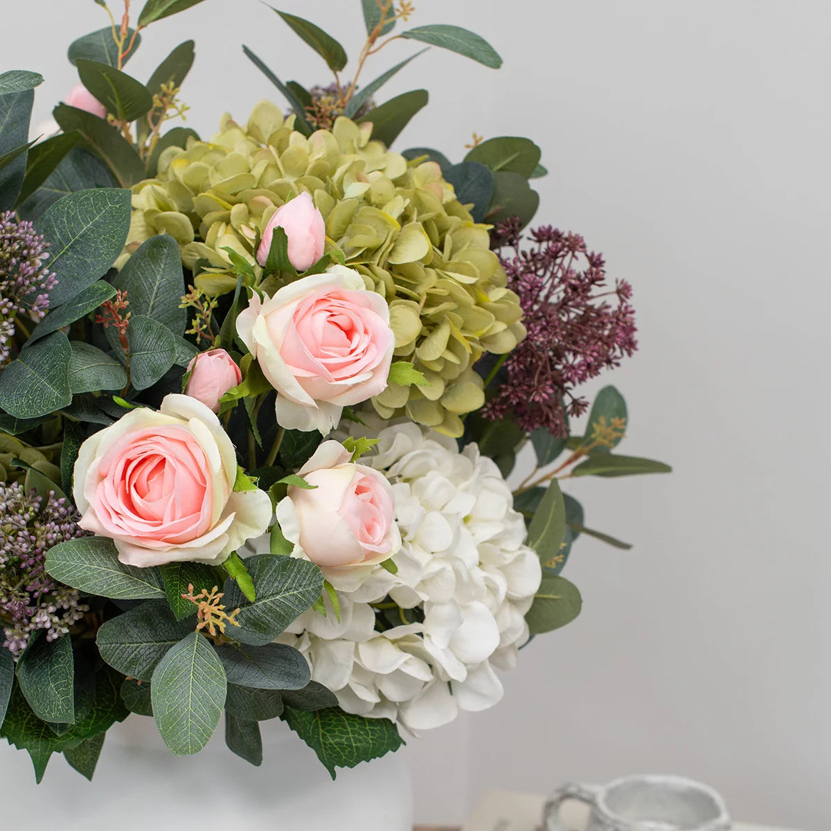 Artificial Summer Bouquet in Vase