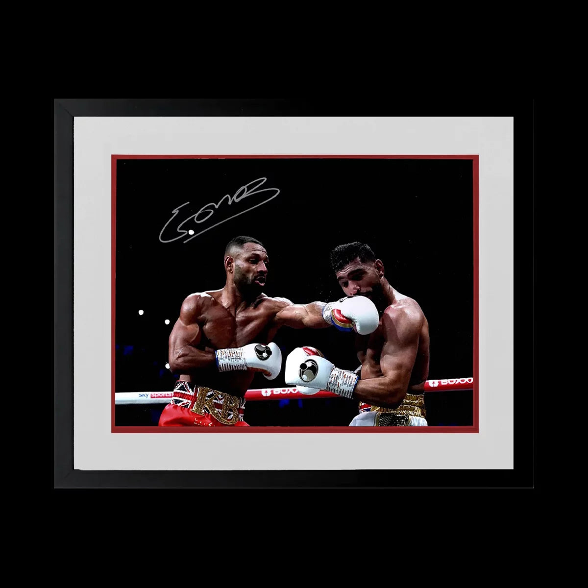 Kell Brook Signed Framed Boxing Image in 2 Options: Punch or Belt